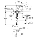 Bidet mixer with bottom valve GROHE Plus, size S, 33241003