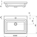 Умывальник RAVAK Comfort 800 мм