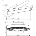 Душевая насадка HANSGROHE Rainfinity 3 реактивный самолет, 26234670