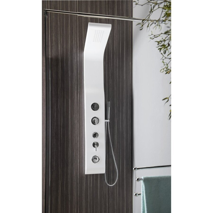 Shower panel AQUALINE Yuki white