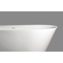 PAA Storia stone resin bathtub, white, 725 x 1670 mm