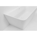 Ванна из каменной массы PAA Quadro Wall, 750 x 1600 мм, VAQUA/00