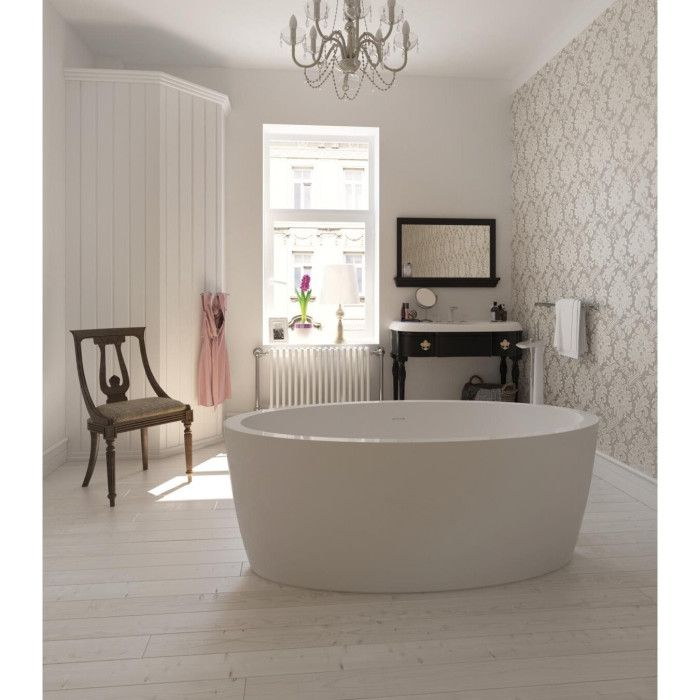 Acrylic bathtub PAA Arietta, white, 765 x 1600 mm