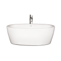 Acrylic bathtub PAA Arietta, white, 765 x 1600 mm