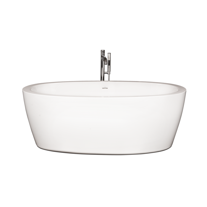 Acrylic bathtub PAA Arietta, white, 765 x 1600 mm