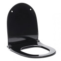 Rippuv WC-pott SAT Rimless Slim Slow close kaanega, must-matt