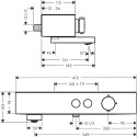 Termostaatiline vann - dušisegisti HANSGROHE ShowerTablet Select, 24340670