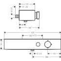 Termostaatiline dušisegisti HANSGROHE ShowerTablet Select, 24360670