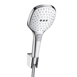 Dušikomplekt HANSGROHE Raindance Select E120 Valge/Kroom, 3 funktsiooni, 26720400