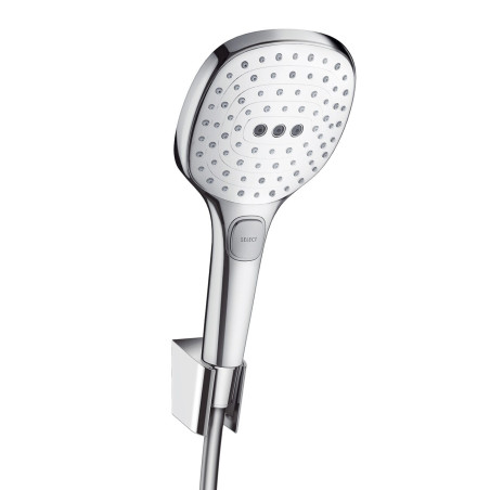Shower set HANSGROHE Raindance Select E120 White/Chrome, 3 functions, 26720400