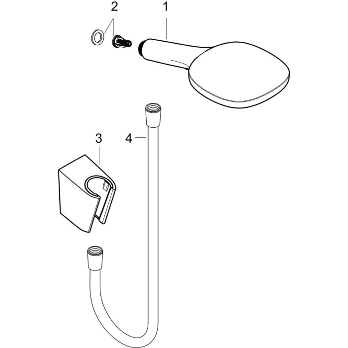 Dušikomplekt HANSGROHE Raindance Select E120 Valge/Kroom, 3 funktsiooni, 26720400
