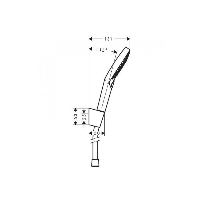 Dušikomplektid HANSGROHE Raindance Select S 120 Kroom, 3 funktsiooni, (Erinevate pikkuste valik)