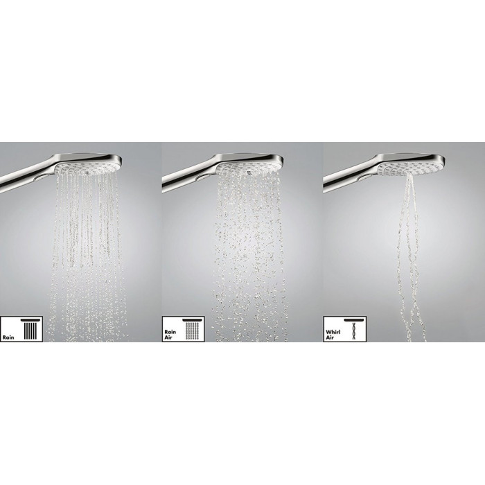 Dušipea HANSGROHE Raindance Select E 120 3 jet Ecosmart, Matt White, 26520700