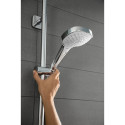 Dušipea HANSGROHE Crome Select E 110 3 pihustit Ecosmart, Valge / Kroom, 26810400