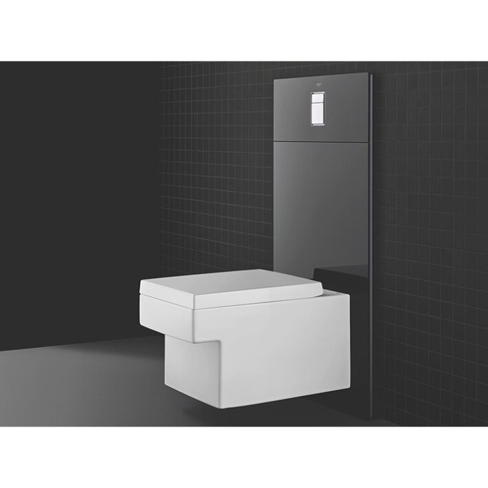 Rippuv üksus GROHE Cube Ceramic Rimless koos istekoha ja kaanega