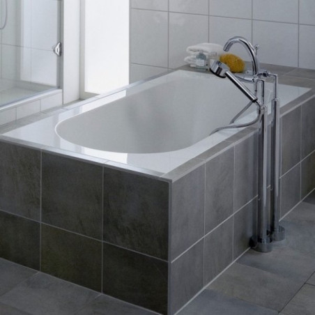 Rectangular bathtub VILLEROY & BOSH Oberon made of Quaryl material 750 x 1700 mm