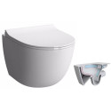 Встраиваемая рама GROHE Rapid SL с хромированной кнопкой из унитазов VITRA Sento Rimless
