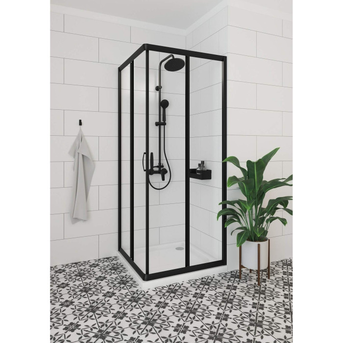 DEANTE Nero Square shower cabin 90 x 90 cm
