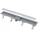 Plastic shower channel kit with stainless steel grates ALCADRAIN APZ9 Simple (Various length options)