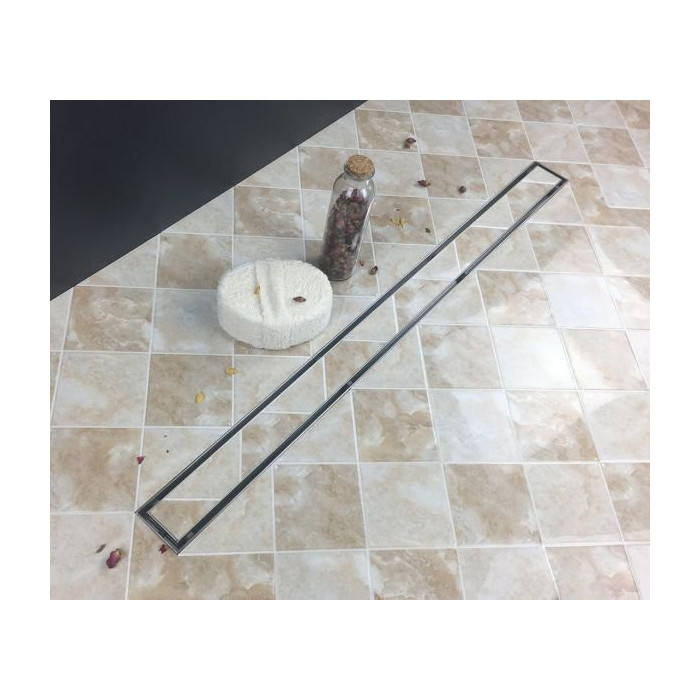 Dušikaldri komplekt ACO ShowerDrain C horisontaalse flanšiga, koos liimitava plaadiga Tile 3 in 1, (Erinevate pikkuste valik)