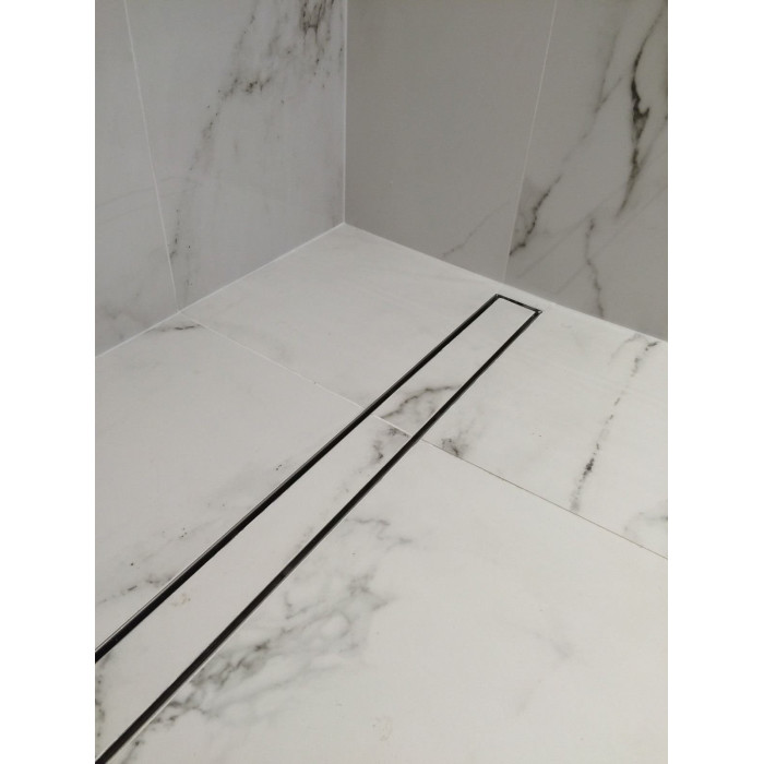 Комплект душевого трапа ACO ShowerDrain C с горизонтальным фланцем, с плиткой Tile 3 в 1, (выбор различных длин)