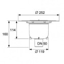 Комплекты стальных решеток ""dry"" для укладки плитки ""plate"" TECEdrainpoint S, 150 x 150 мм, вертикальные