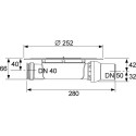 Нержавеющая стальная решетка ""dry"" для укладки плитки ""plate"" TECEdrainpoint S, 150 x 150 мм, особенно плоская,
