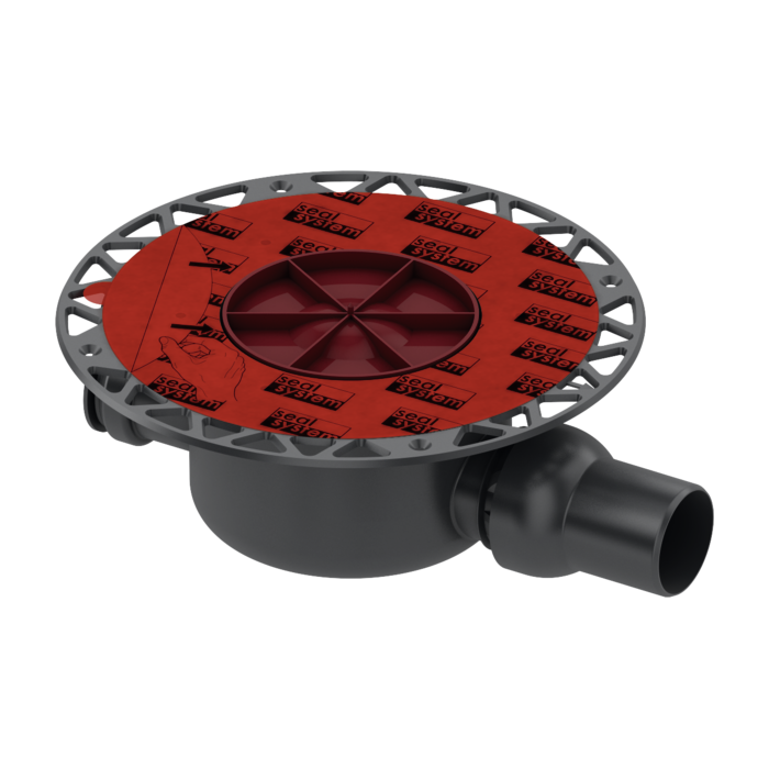 Комплекты стальных решеток "''dry'' для укладки плитки ""plate"" TECEdrainpoint S, 150 x 150 мм, стандартный сифон