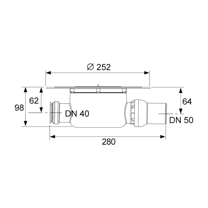 Комплекты стальных решеток "''dry'' для укладки плитки ""plate"" TECEdrainpoint S, 150 x 150 мм, стандартный сифон