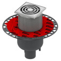 Vertical trap TECEdrainpoint S 130 with "dry" siphon