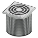 Vertical trap TECEdrainpoint S 130 with "dry" siphon
