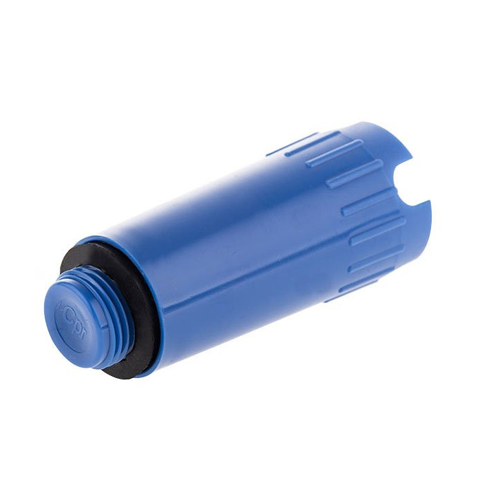 Plastikust pime tihendiga TECEflex 1/2"" väline, sinine