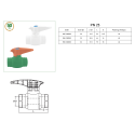 The round valve is soldered PPr 20