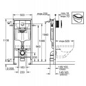 Подводной каркас GROHE Rapid SL с белой кнопкой
