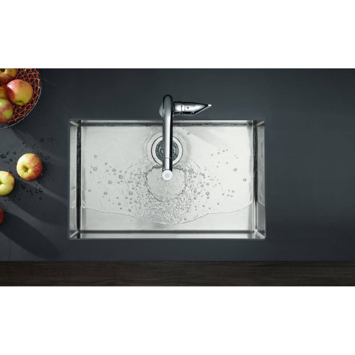 Кухонный смеситель с выдвижным изливом HANSGROHE Metris Select 320, хром, 73803000