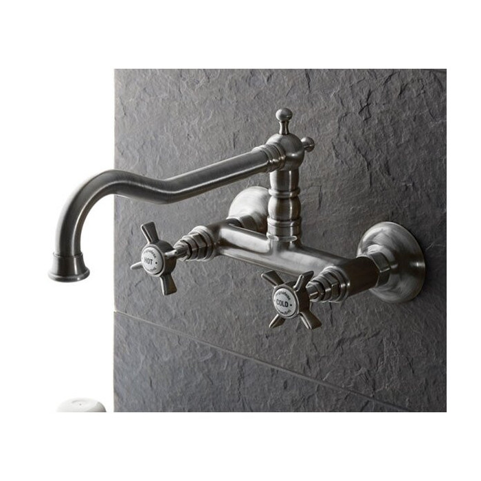 Mixer for kitchen sink with pull-out hose BUGNATESE Cucina 852 (Various finishes available)