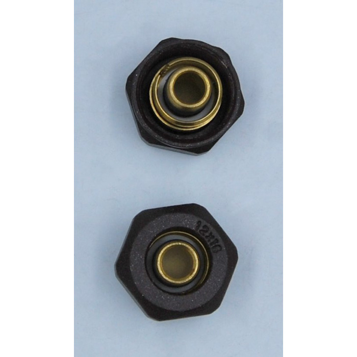 Euro cone (euro nut) VARIO TERMINAL 16 x 2.0 - 3/4"", black - matte