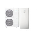 J uusima põlvkonna soojuspump õhk - vesi 9 kW PANASONIC T-CAP koos integreeritud 185 l katlaga, kolmes faasis