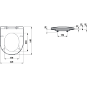 Подвесной унитаз LAUFEN Pro Compact Rimless с крышкой SLIM Slowclose