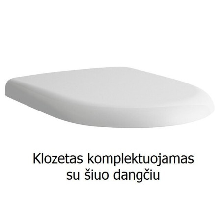Laufen Pro wall-mounted toilet with Slowclose lid