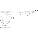 Laufen Pro wall-mounted toilet with Slowclose lid