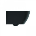 Hanging unit with a thin slow-close lid IDEAL STANDARD Tesi with AquaBlade technology, black-matt