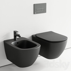 Hanging bidet IDEAL STANDARD Tesi