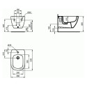 Rippuvad bidet IDEAL STANDARD Tesi