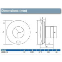 AIRFLOW iCON 15 Fan Ø100mm 68 m3/h
