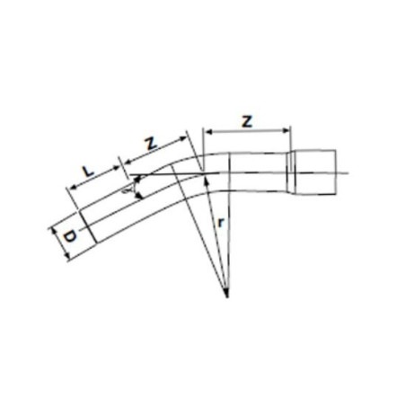 Pikenduskraan PVC-U PİMTAŞ 110 x 30° (PN10)