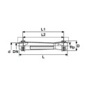 PVC-U Flow Meter PİMTAŞ 1"" x L 385 mm (100 - 1000 l/h) (PN10)