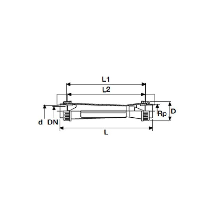 Счетчик потока PVC-U PİMTAŞ 1"" x L 385 мм (100 - 1000 л/ч) (PN10)