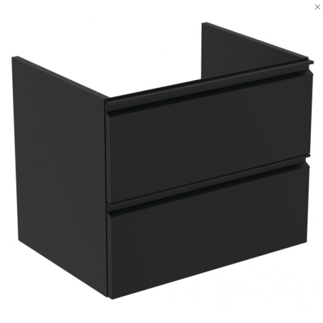 Hanging bathroom cabinet IDEAL STANDARD Tesi, matte black 60 cm, T0050ZT