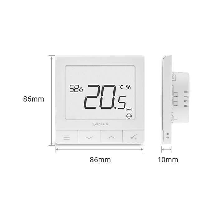 Potinkinis programmeerimise ruumide termostaat SALUS Smart Home süsteemi Quantum, SQ610